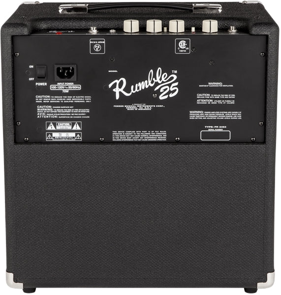 Fender Rumble 25 1x8" 25-Watt Bass Combo Amplifier