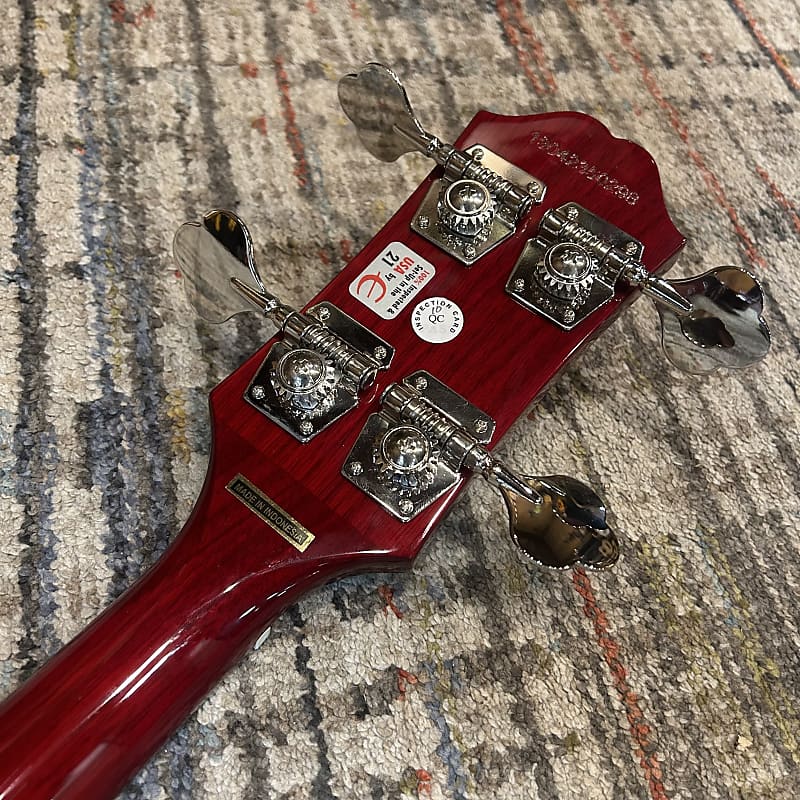 USED Epiphone EB-0 Bass - Cherry