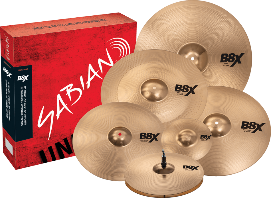Sabian B8X Complete Cymbal Set
