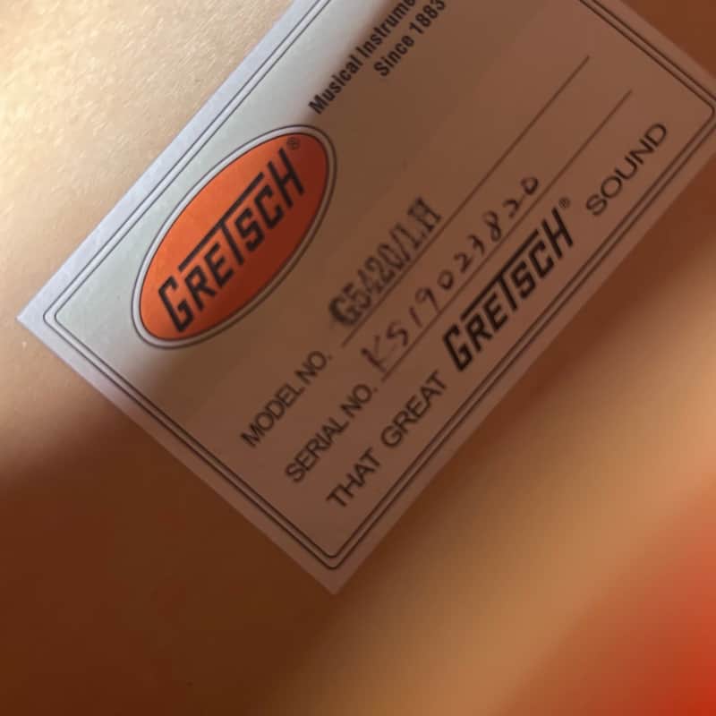 USED Gretsch G5420LH Electromatic Hollow Body Left-Handed W/ Gig bag - Orange Stain