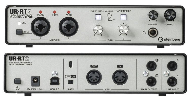 Steinberg UR-RT2 Audio Interface with 2 RND Transformers