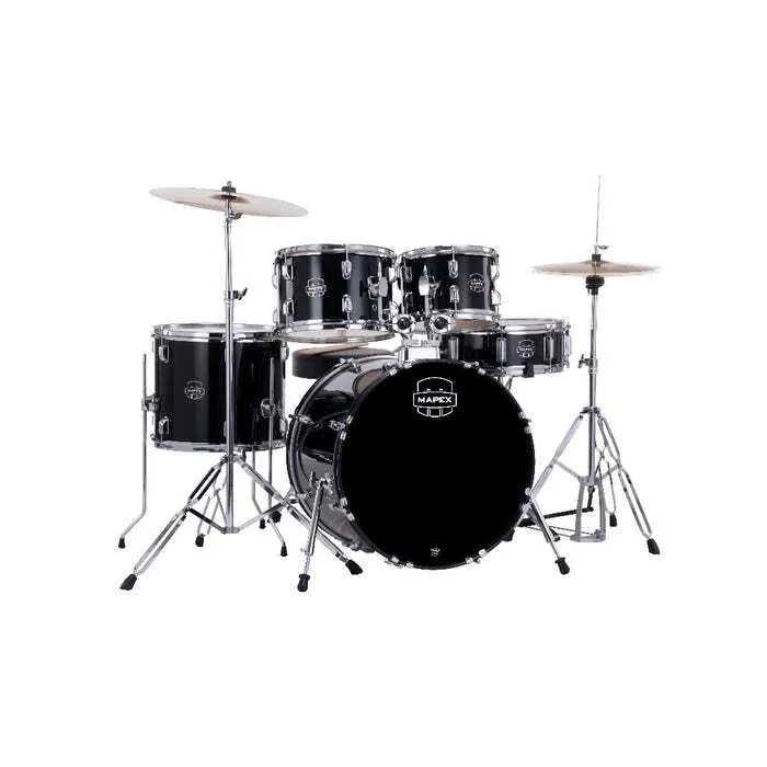 Mapex CM5294FTCDK Comet 5-Piece Complete Drum Set - Dark Black