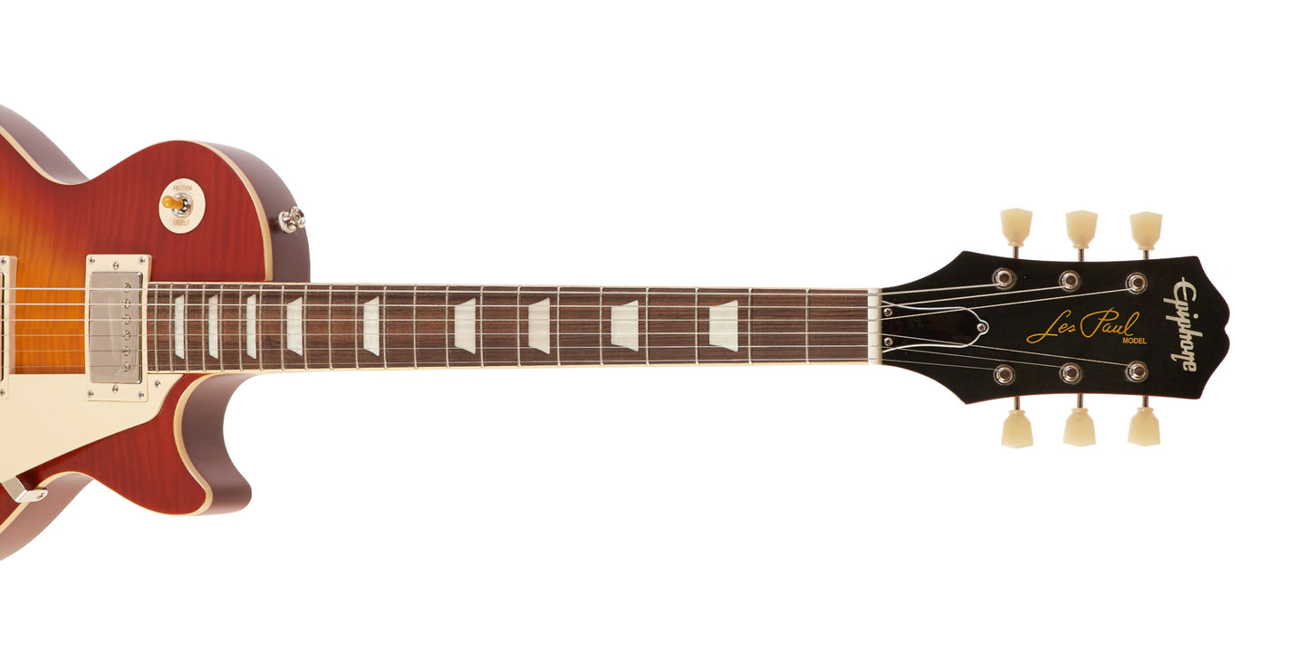 Epiphone Inspired by Gibson Custom 1959 Les Paul Standard - Aged Dark Cherry Burst w/ Case