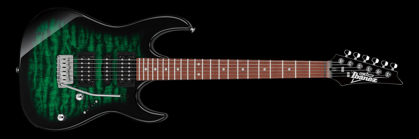 Ibanez GRX70QA-TEB Gio - Transparent Emerald Burst