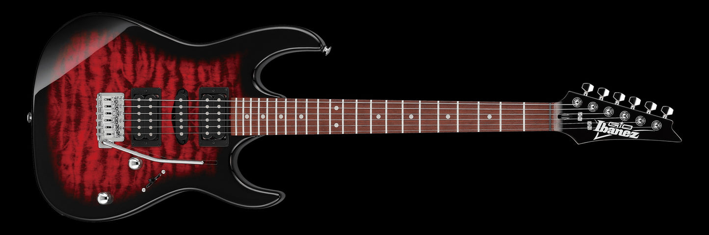 Ibanez GRX70QA-TRB Gio - Transparent Red Burst
