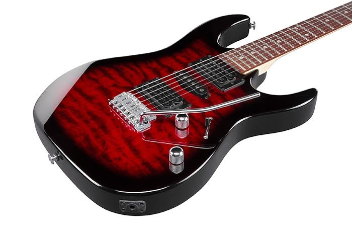 Ibanez GRX70QA-TRB Gio - Transparent Red Burst