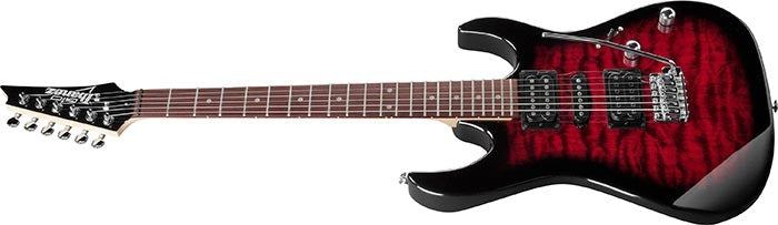 Ibanez GRX70QA-TRB Gio - Transparent Red Burst