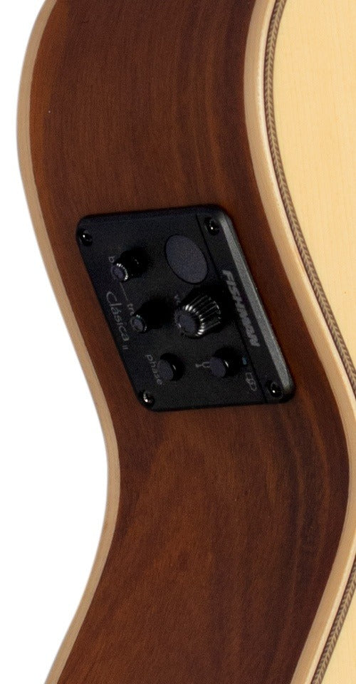 Lanikai Spruce Solid Top Morado Back and Sides Bass A/E Ukulele