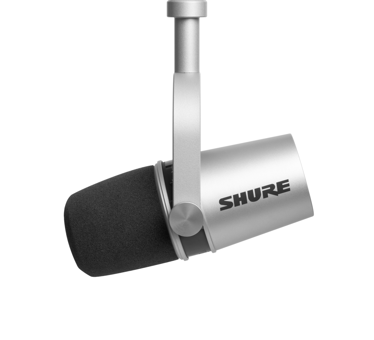 Shure MV7 Mobile Dynamic Microphone w/ USB and XLR - Silver