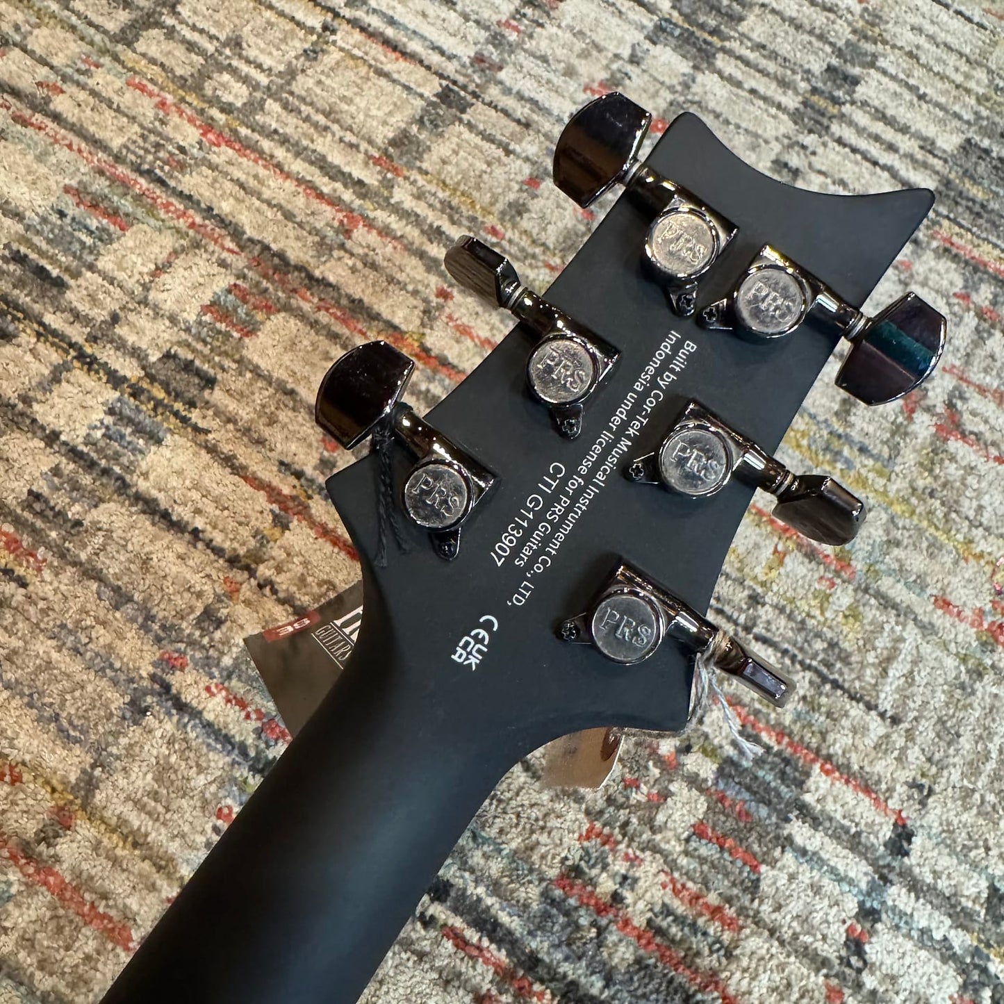 Paul Reed Smith SE Custom 24-08 Poplar Burl Limited Edition 2025 - Charcoal Cherry Midnight Burst