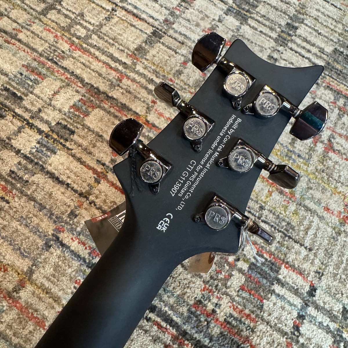 Paul Reed Smith SE Custom 24-08 Poplar Burl Limited Edition 2025 - Charcoal Cherry Midnight Burst