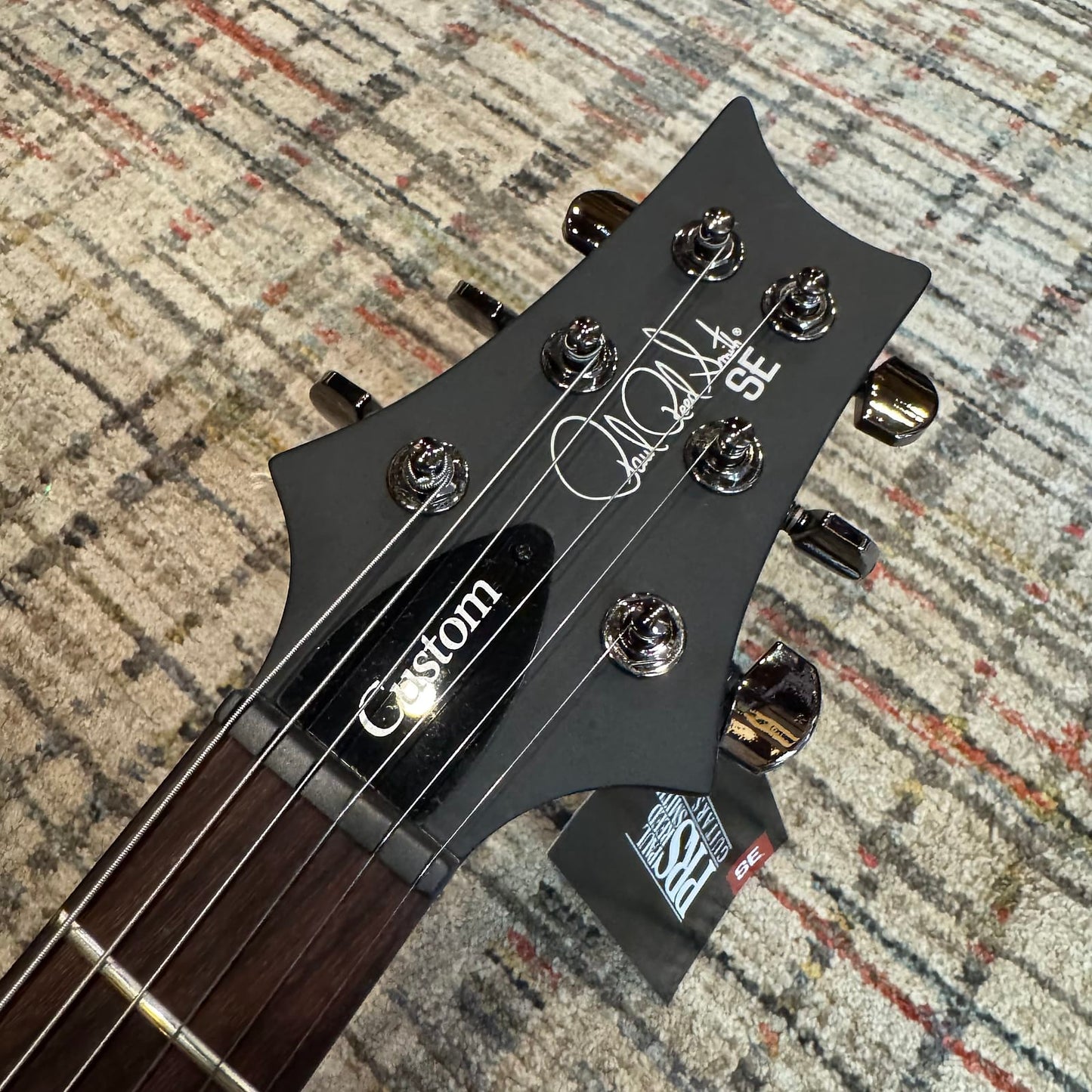 Paul Reed Smith SE Custom 24-08 Poplar Burl Limited Edition 2025 - Charcoal Cherry Midnight Burst