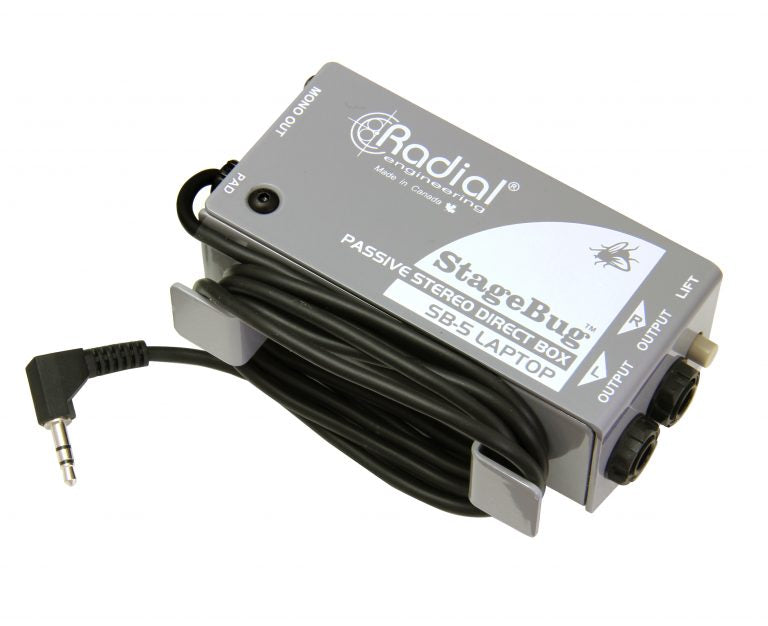 Radial Engineering StageBug SB-5 Compact Stereo Laptop DI