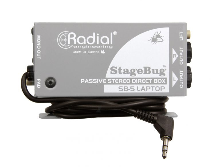 Radial Engineering StageBug SB-5 Compact Stereo Laptop DI