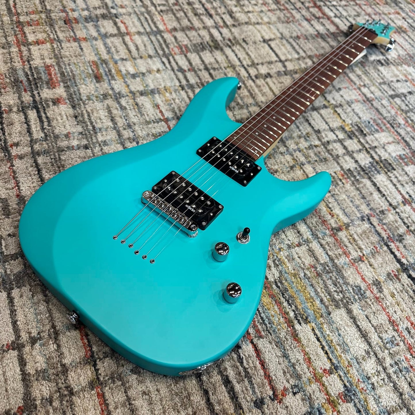 Schecter C-6 Deluxe - Satin Aqua
