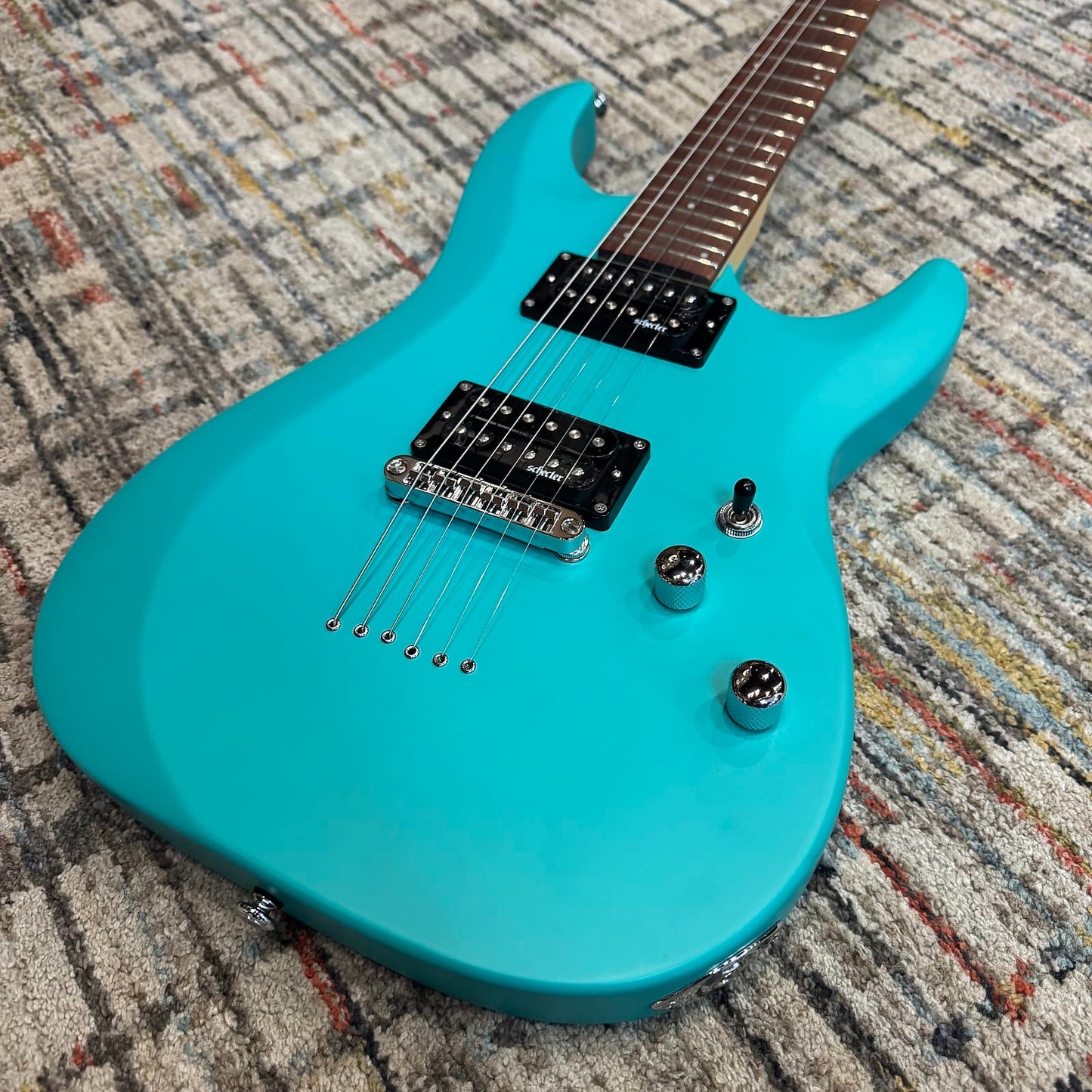 Schecter C-6 Deluxe - Satin Aqua