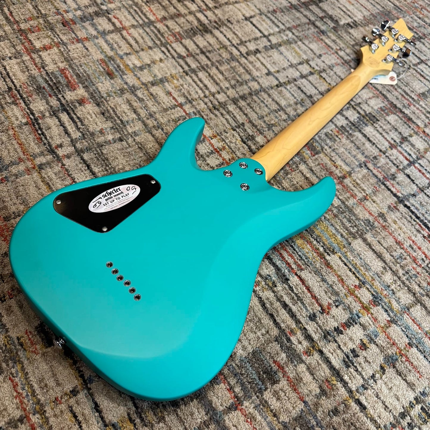 Schecter C-6 Deluxe - Satin Aqua