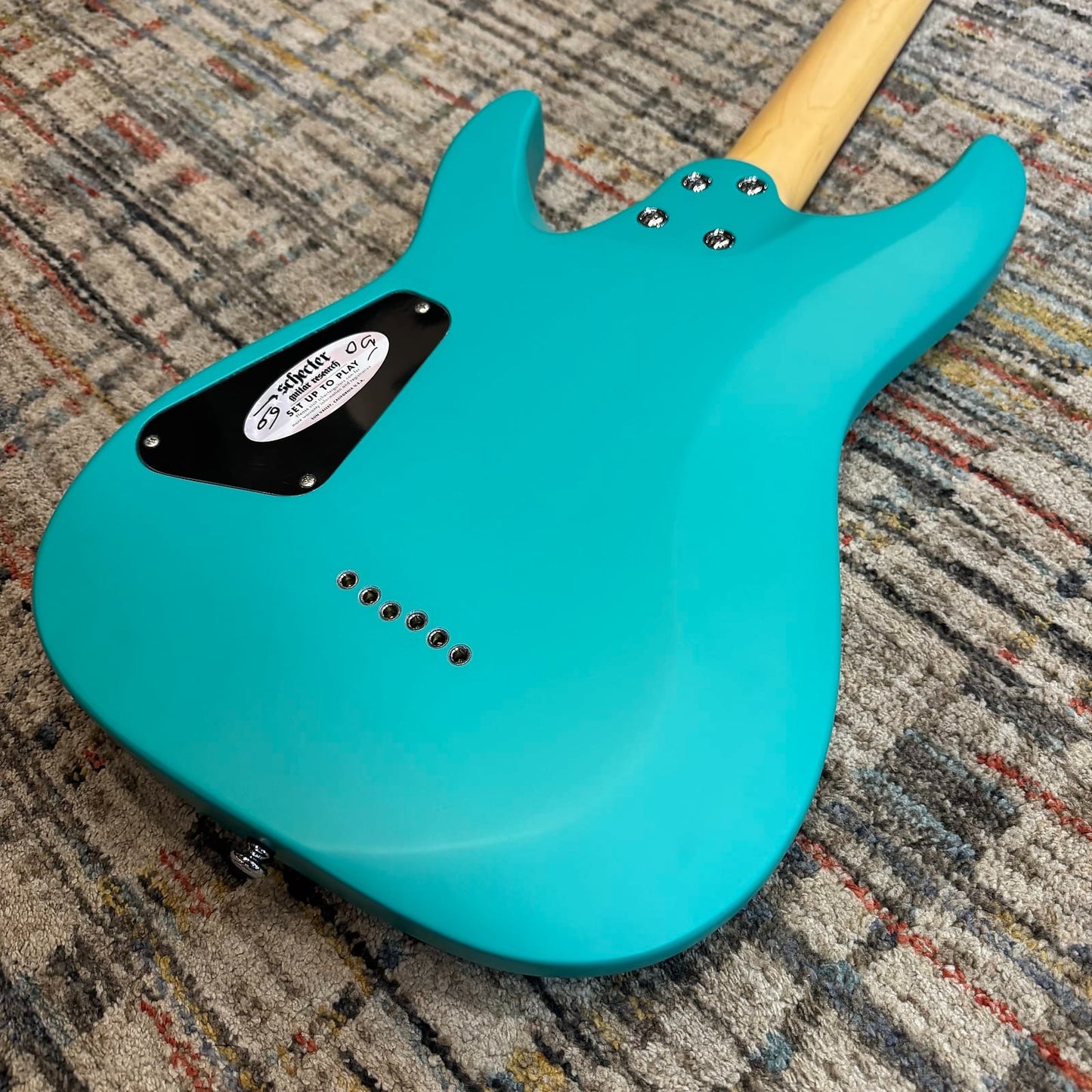 Schecter C-6 Deluxe - Satin Aqua