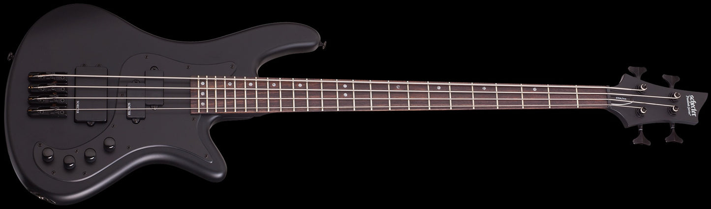 Schecter Stiletto Stealth-4 Bass - Satin Black
