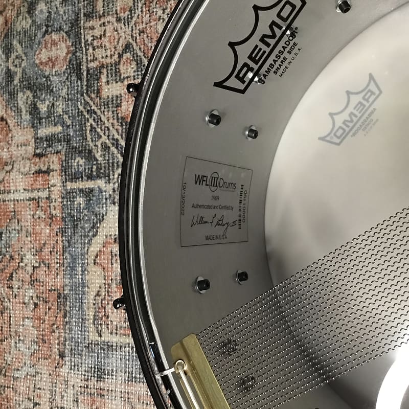 WFL III Drums 1909 6.5x14 2022 - Natural Aluminum