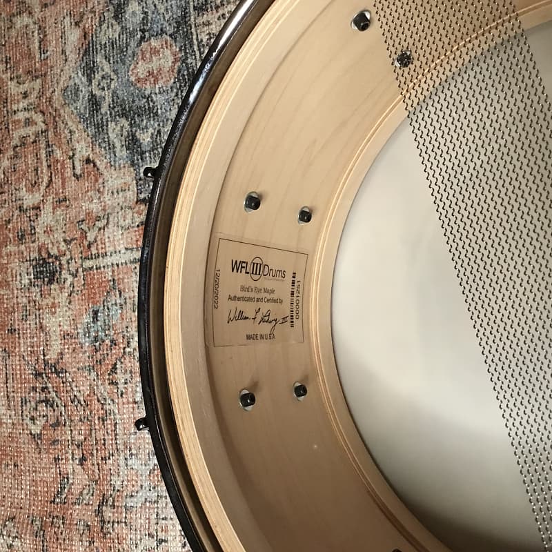 WFL III Drums 1728G2 6.5x14 Birdseye 2022 - Gloss Natural Birdseye