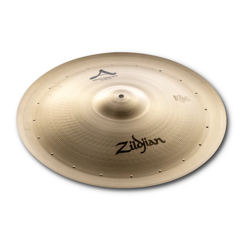 Zildjian A0315 22" A Zildjian Swish Knocker w/ 20 Rivets