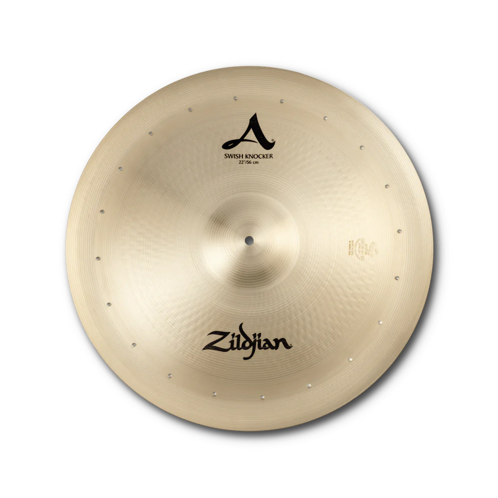 Zildjian A0315 22" A Zildjian Swish Knocker w/ 20 Rivets