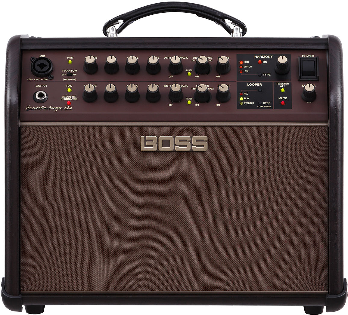 Boss Acoustic Singer Live 60-Watt Bi-Amp Acoustic Guitar Amplifier w/ FX
