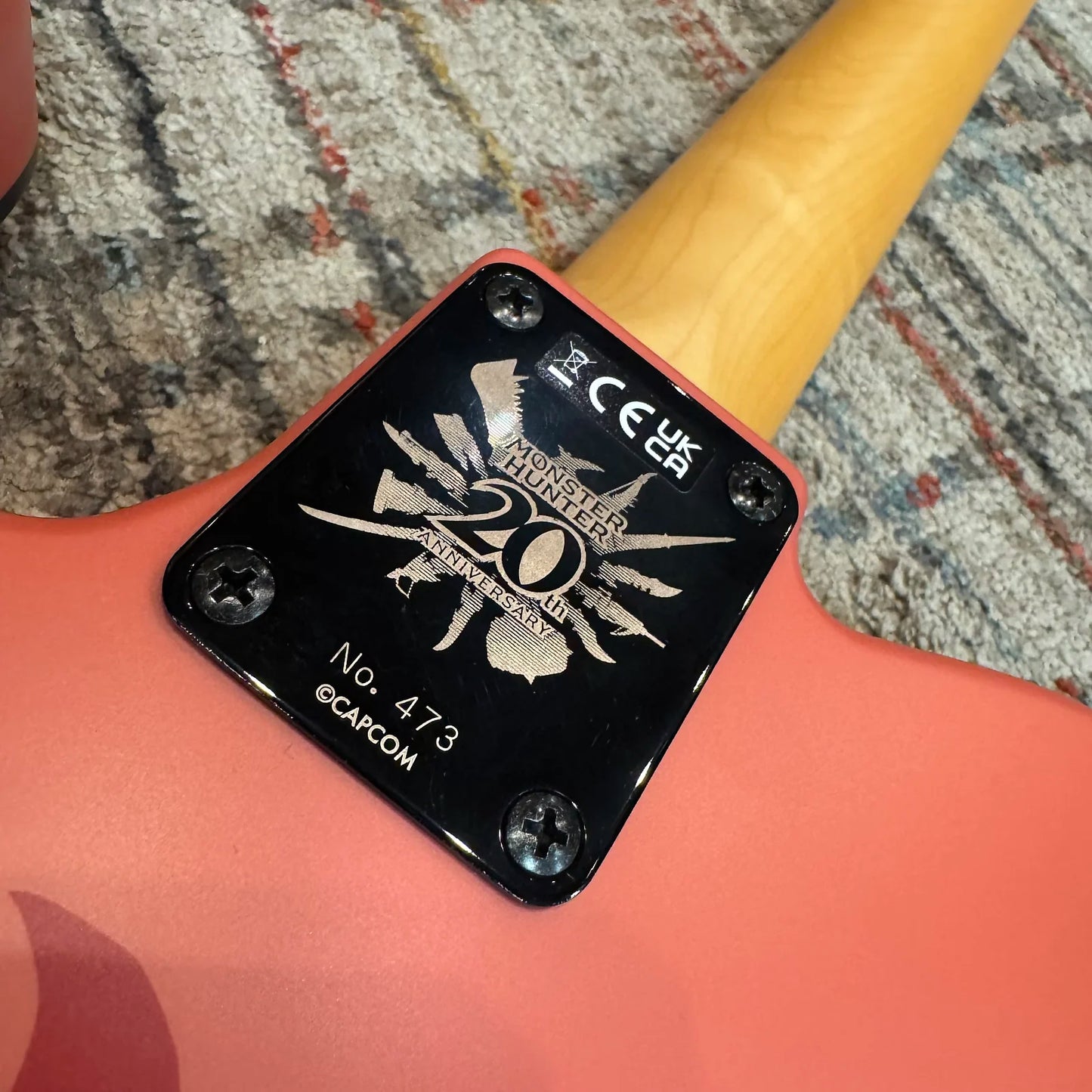 Fender Monster Hunter Rathalos Telecaster - Rathalos Red