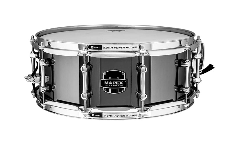 Mapex ARST4551CEB 5.5"x14" Armory Tomahawk Black Chrome Snare Drum