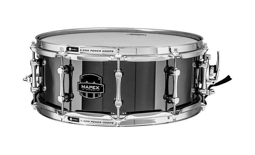 Mapex ARST4551CEB 5.5"x14" Armory Tomahawk Black Chrome Snare Drum