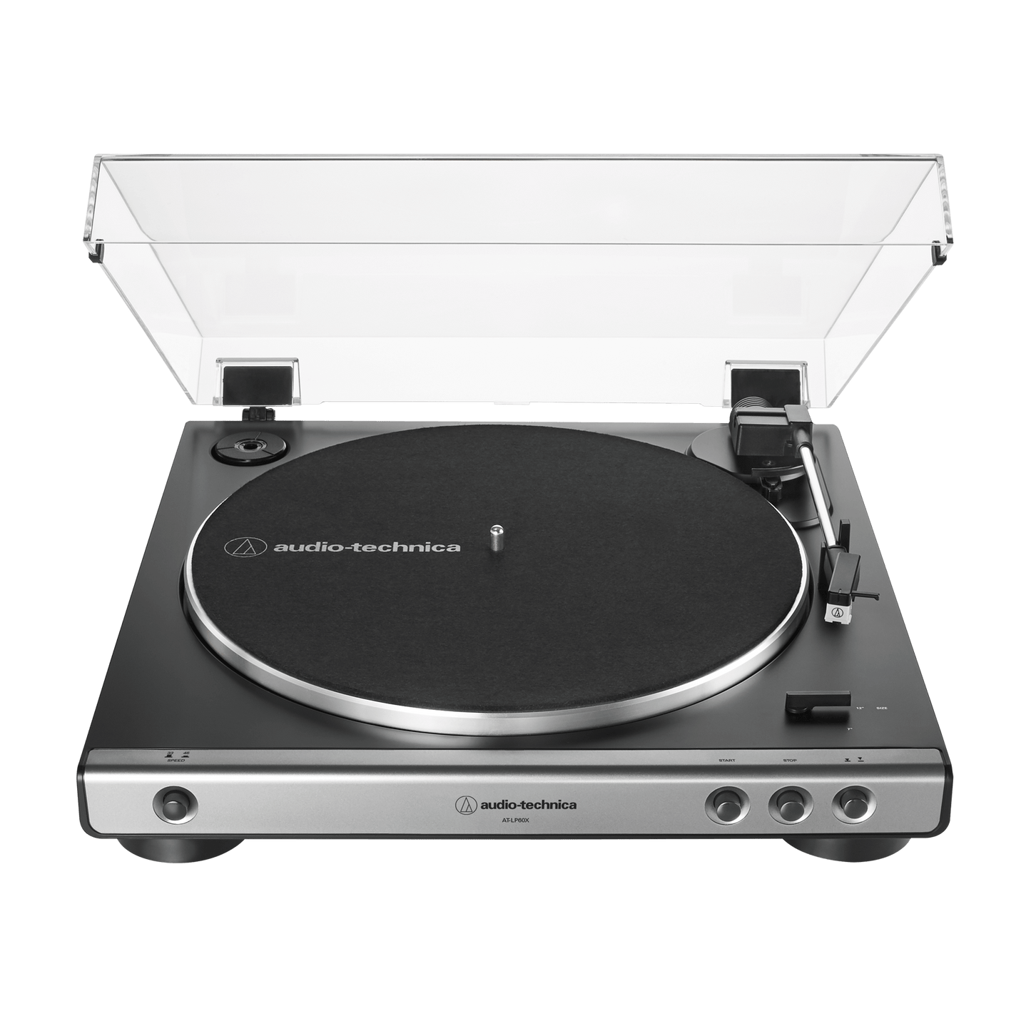 Audio Technica AT-LP60X Fully Automatic Belt-Drive Turntable - Gunmetal