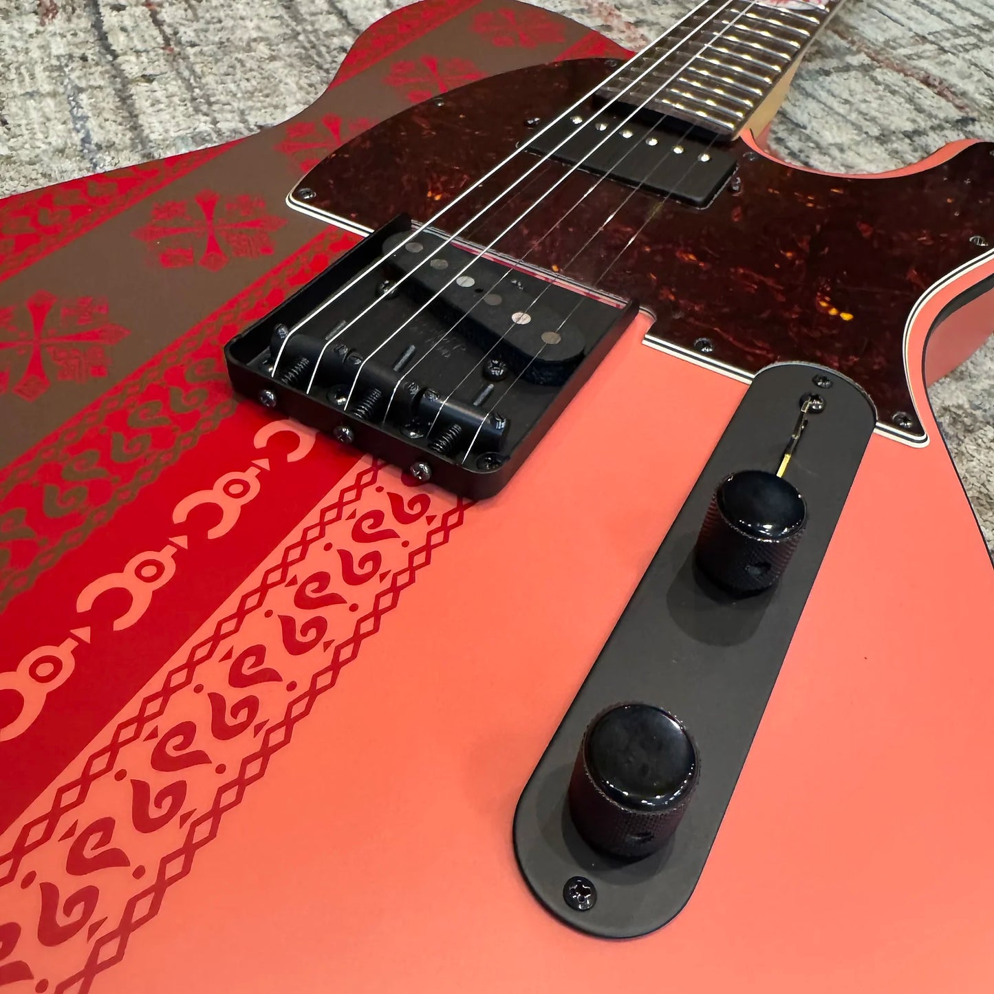 Fender Monster Hunter Rathalos Telecaster - Rathalos Red