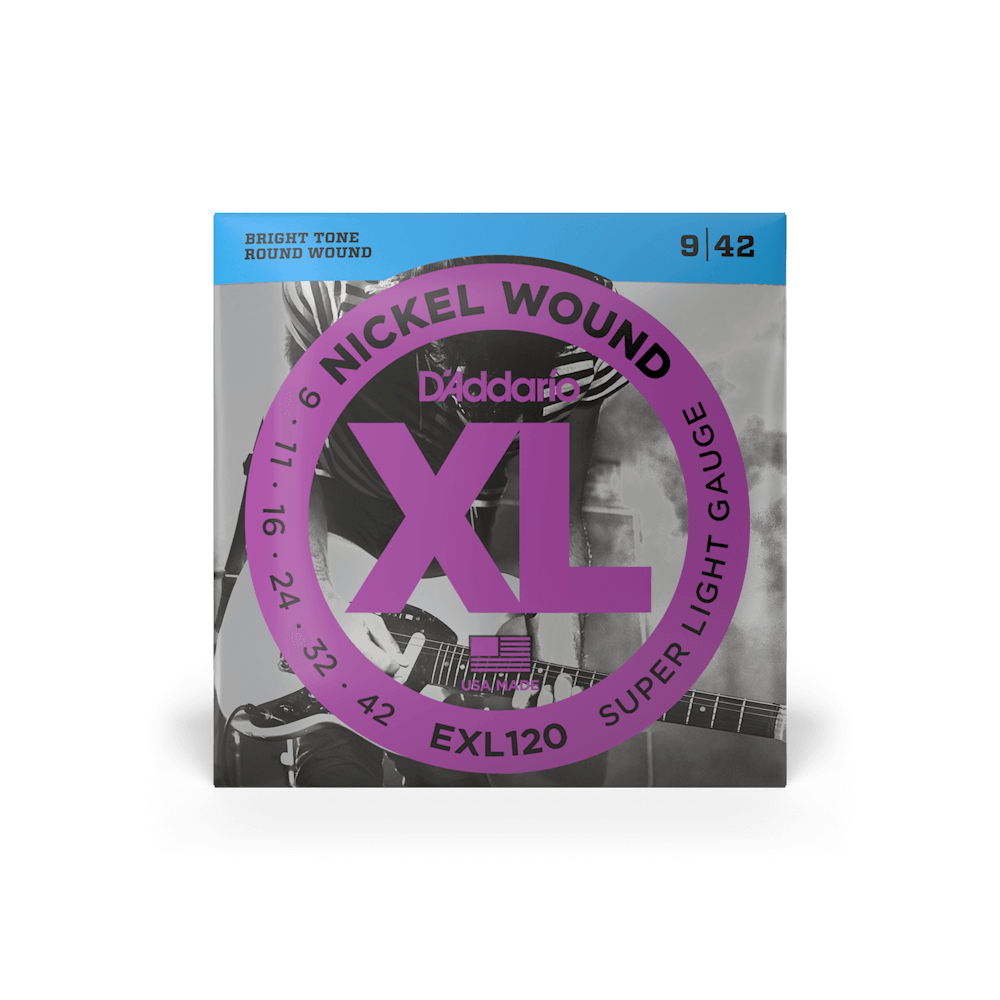 D'Addario EXL120 Super Light Gauge Electric Strings 09-42 (3-Pack)