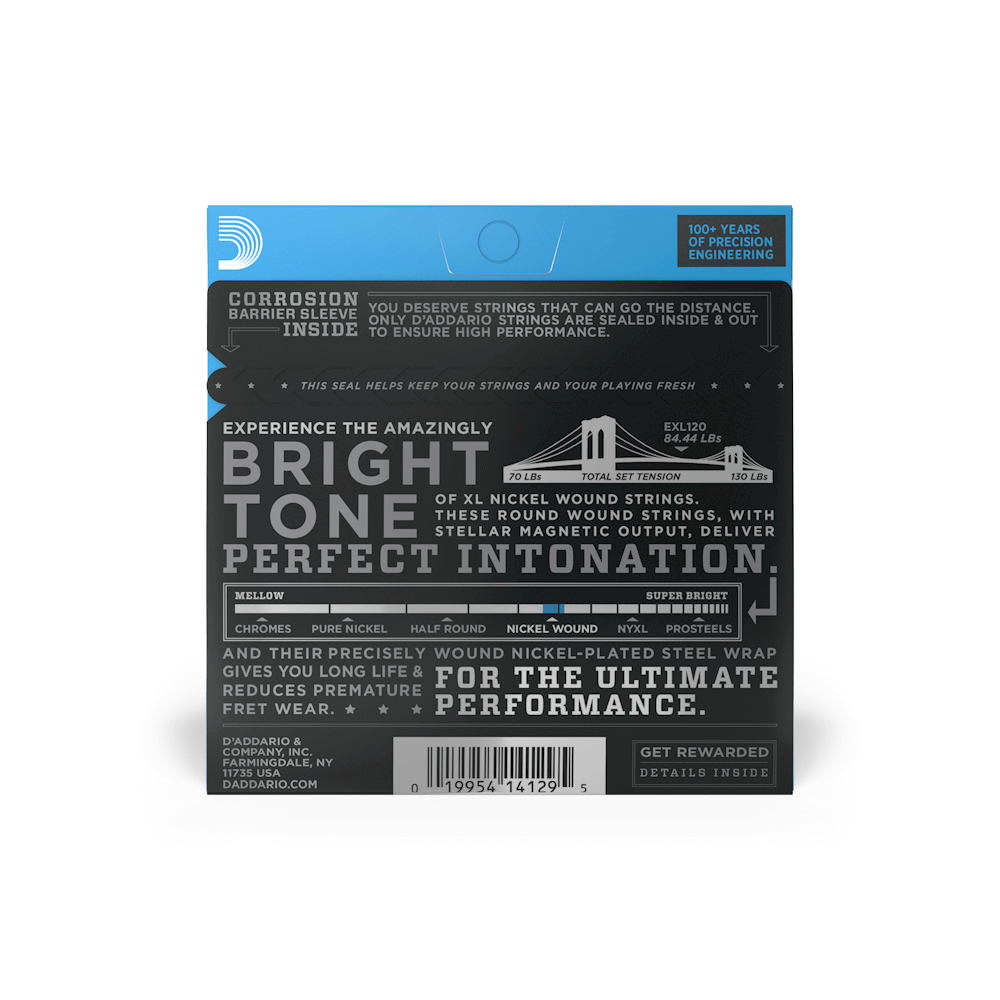 D'Addario EXL120 Super Light Gauge Electric Strings 09-42 (3-Pack)