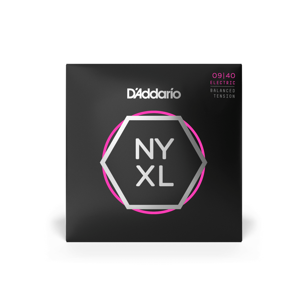 D'Addario NYXL0940BT Super Light Balanced Tension Electric Guitar Strings 09-40 (3-Pack)