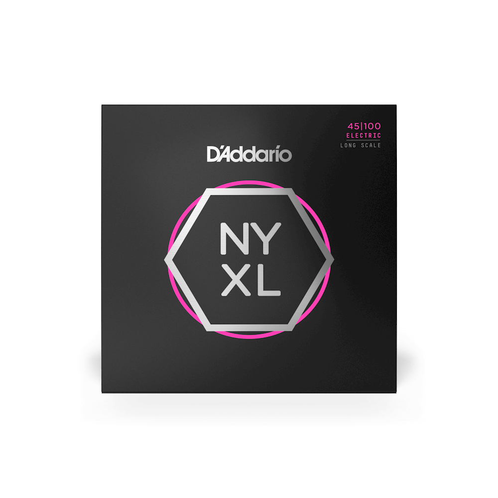 D'Addario NYXL45100 Regular Light Long Scale Bass Strings 45-100 (2-Pack)