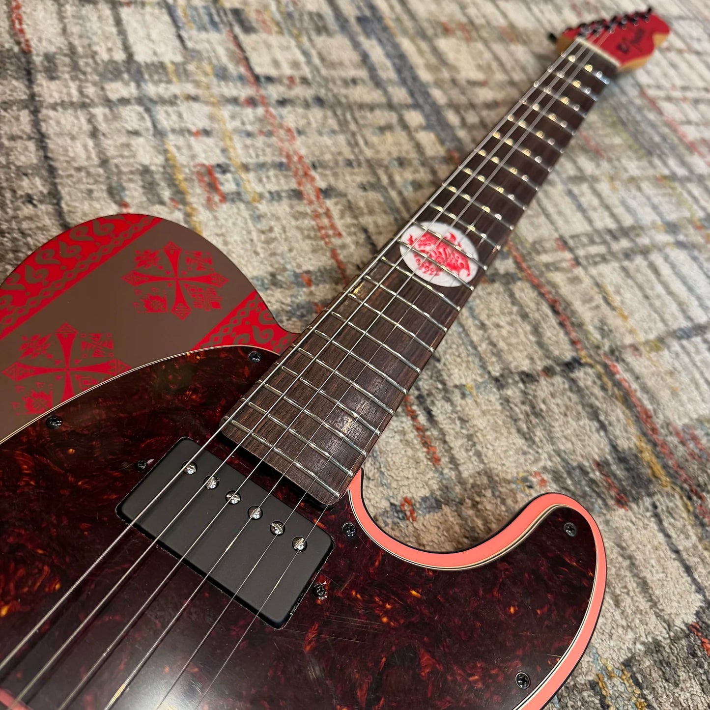 Fender Monster Hunter Rathalos Telecaster - Rathalos Red