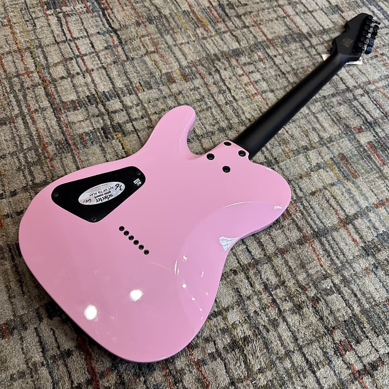 Schecter Machine Gun Kelly Signature PT - Ticket To My Downfall Pink