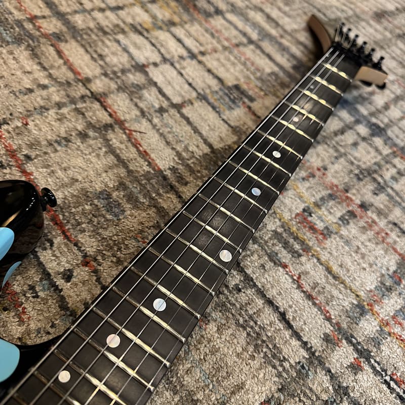 USED Kramer NightSwan - Black w/ Blue Polka Dot