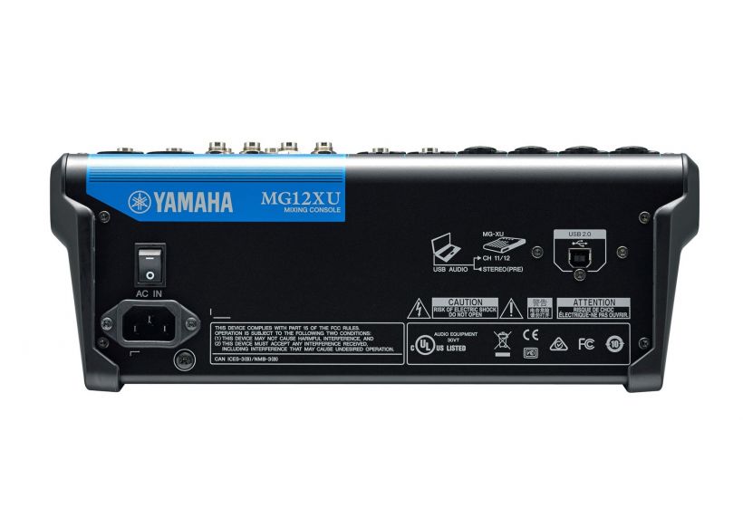 Yamaha MG12XU 12-Channel Mixer with USB and Effects