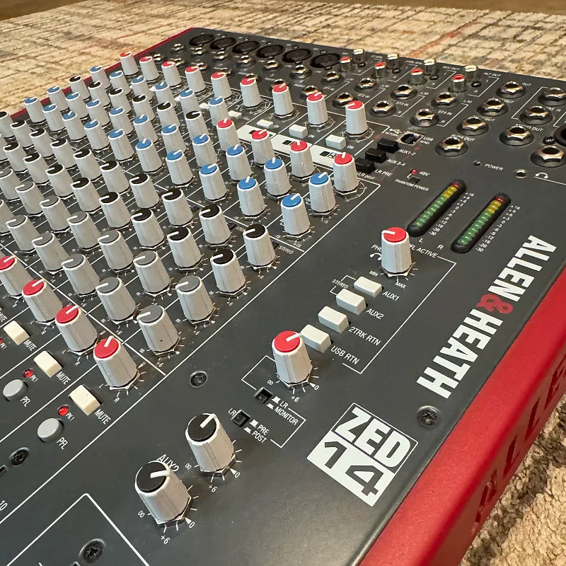 USED Allen & Heath ZED-14 14-Channel Audio Mixer