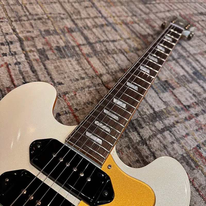 Used Epiphone Riviera Custom P93 Royale - Pearl White