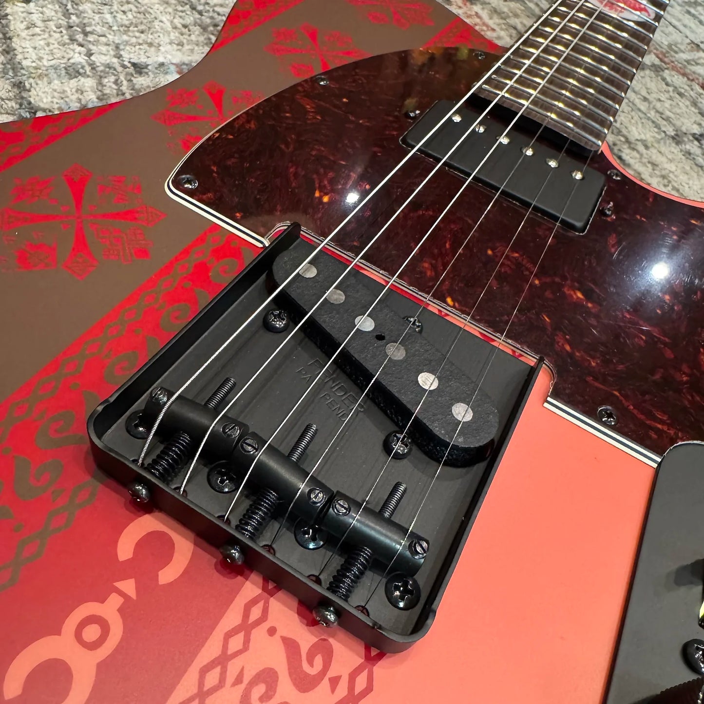 Fender Monster Hunter Rathalos Telecaster - Rathalos Red