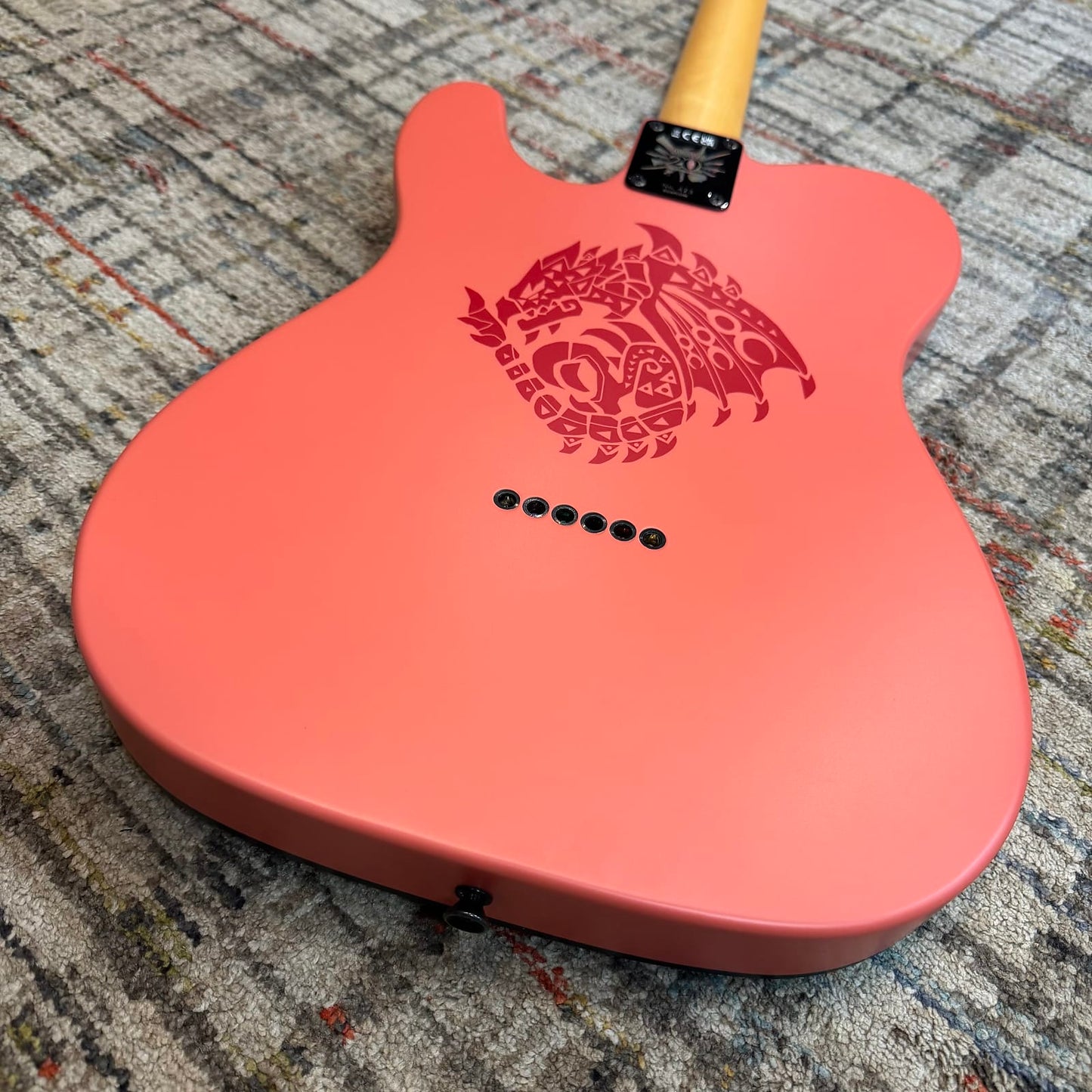 Fender Monster Hunter Rathalos Telecaster - Rathalos Red