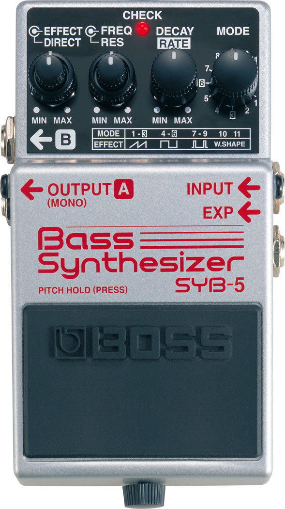 synthesizer pedal Boss SYB-5 Bass Synthesizer Pedal