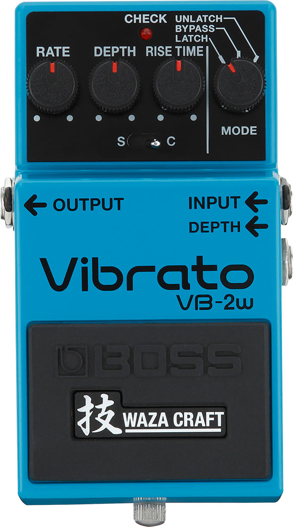 all waza craft pedals Boss VB-2W Waza Craft Vibrato Pedal