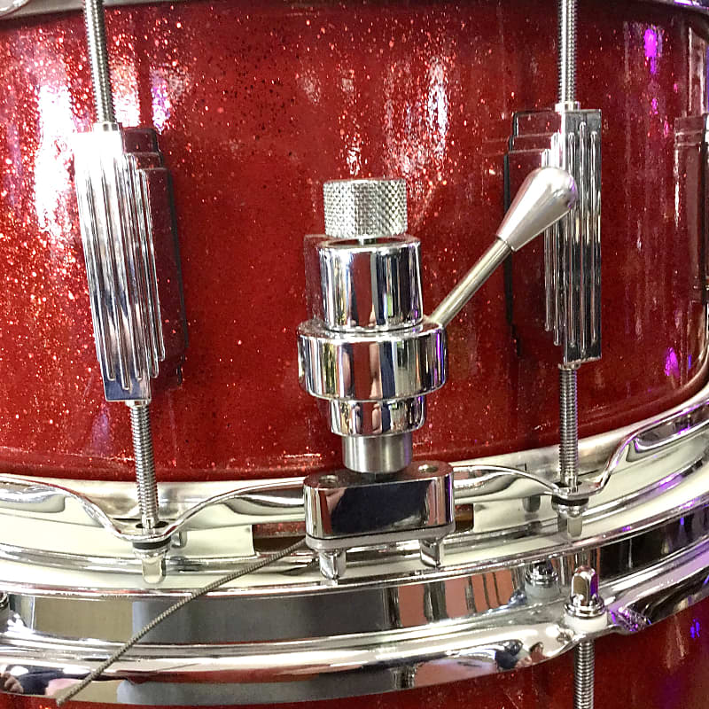 WFL III Drums G2 5pc Shell Pack 12/16/18/24K/14S 2022 - Red Sparkle