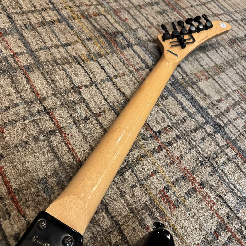 USED Kramer NightSwan - Black w/ Blue Polka Dot