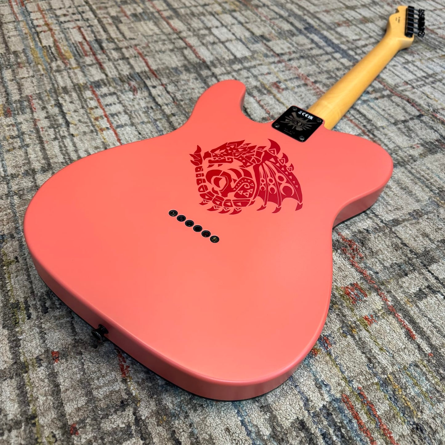Fender Monster Hunter Rathalos Telecaster - Rathalos Red